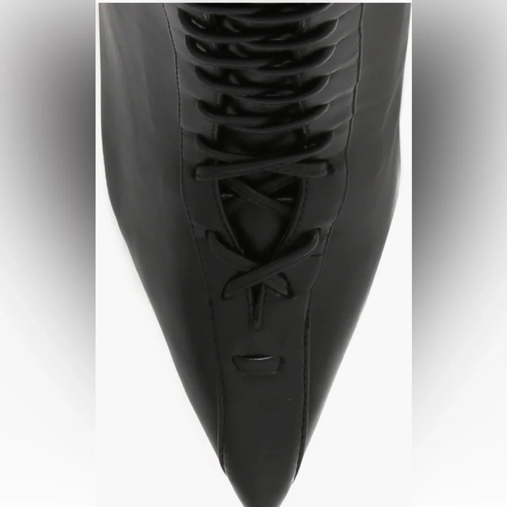 SCHUTZ Black Ankle Booties with Stiletto Heel - Picture 6 of 7